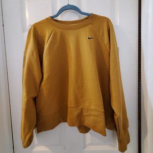 MUSTARD NIKE CROP SWEATER